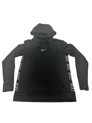Nike Black Women's Hooded Pullover with Side Logo Tape thumbnail 4