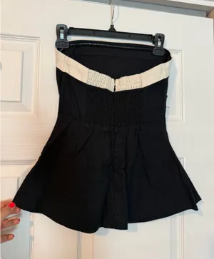 Abercrombie Linen Top Crop thumbnail 3