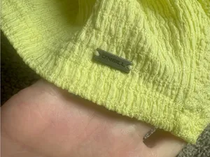 O'Neill Neon Yellow Cinched Front Blouse thumbnail 4