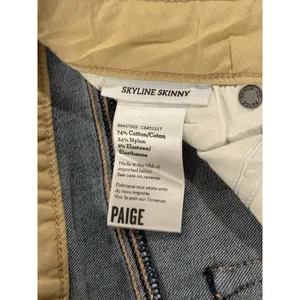 Paige Skyline Skinny Jeans Women's Size 27 Blue Denim thumbnail 14
