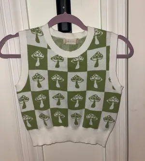 Altar’d state mushroom sweater vest thumbnail 3