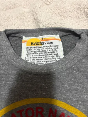 Aviator Nation Aspen Crewneck Gray Large thumbnail 2