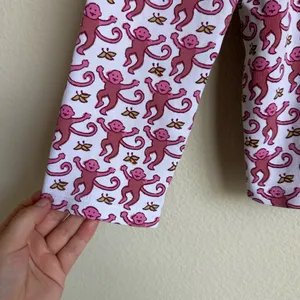 Roller Rabbit Women's Henley Monkey Print Pajama Top thumbnail 3