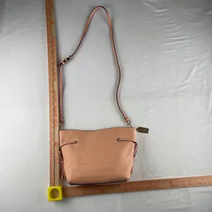 Coach Andy‎ CA-213 Purse Tan/Brown Leather Bucket Bag/Crossbody Drawstring thumbnail 7