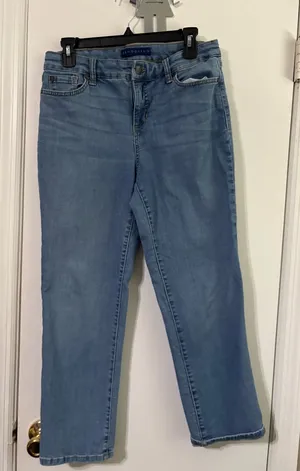 Bandolino Mandi Straight-Leg Jeans 10 petite short thumbnail 1