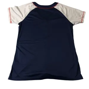 MLB Minnesota Twins Womens Baseball Jersey Navy Blue Medium Sporty NEW thumbnail 2