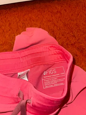 Pink FIGS Scrub Pants thumbnail 2