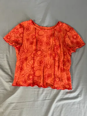 SO Orange flower top thumbnail 1