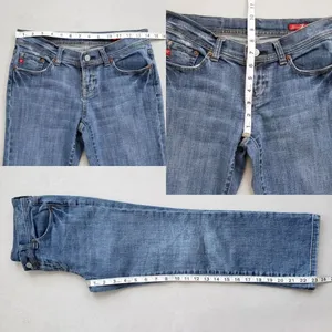 Seven7 Womens Low Rise Ankle Crop Jeans Size 24 Medium Wash Stretch Denim thumbnail 6