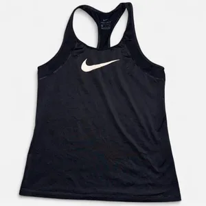 Nike Black and White Dri-Fit Racerback Athletic Tank Top; Size Small thumbnail 1