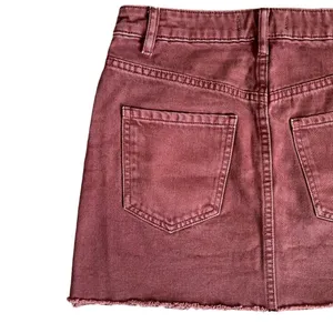 Free People We The Free Plum Zipper Front Mini Skirt thumbnail 5