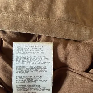 NWT Free People We The Free Paradise Found Suede Mini Skort Caramel Cafe Brown M thumbnail 4