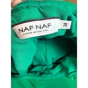 NAF NAF One Shoulder Ruffle Mini Dress Cocktail Green Size 38 US 6‎ thumbnail 4