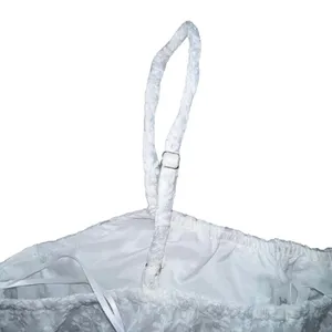 Heatherly‎ Tamar White Floral Embroidered Lace Cropped Cami Tank Top Women Large thumbnail 4
