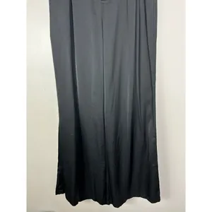 Dissh Rue Black Satin High Waist Wide Trouser Pant 4 thumbnail 7