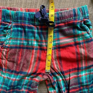 Aerie Pajama Pants Plaid Cotton Lounge Sleep Red Green Blue thumbnail 8