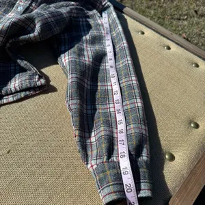 Pendleton Plaid Pure Virgin Wool Shirt Jacket Medium Made in USA Vintage thumbnail 8