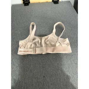 SHEFIT Flex Sports Bra 1Luxe Peach Marble Medium Impact Zip Front Adjustable thumbnail 3