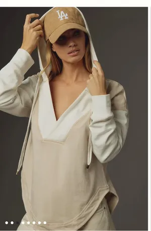 Anthropologie Pilcro Wharfside Hooded Sweatshirt thumbnail 1