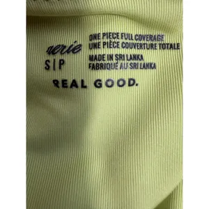 Aerie One Piece Swimsuit Womens Small Yellow Tie Dye Open Back Full Coverage thumbnail 11