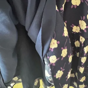 J Crew Dress Womens Purple Navy Scattered Peony Floral Tie Neck Tiered SZ M thumbnail 12