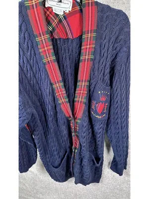 Vintage Adrienne Vittadini Womens Sweater Cardigan Oversized Academia Teacher‎ thumbnail 14
