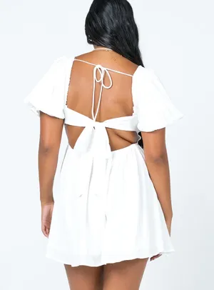 Princess Polly Dani Mini Dress in White thumbnail 5