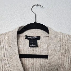 Cozy Thick Cream Ribbed Button thumbnail 2