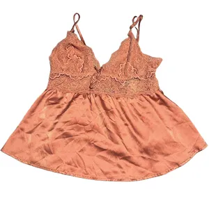 Victoria's Secret Cropped Cami Satin Lace thumbnail 2