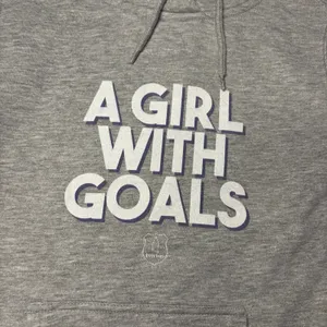Everton Rebel Academia Graphic Hoodie Womens Small Girl With Goals Sweatshirt thumbnail 6