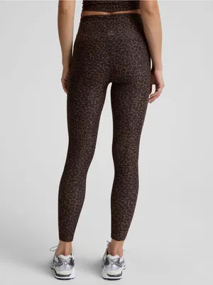 Beyond Yoga SoftMark High Waisted Midi Leggings in Espresso Leopard Size Large thumbnail 2
