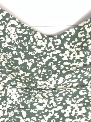 Abercrombie Fitch Womens S Sage Green Ruched Mini Dress Bodycon Party Y2K thumbnail 9