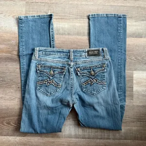 Miss Me Easy Boot Rhinestone Jeans Size 28 thumbnail 4