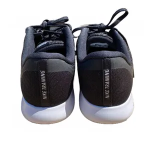 NWT 🖤🤍 Nike WIDE Womens Flex Trainer Black and Silver Sneakers, Size 8.5 WIDE thumbnail 11