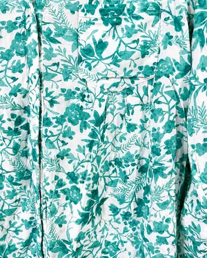 827 Maeve Anthropologie Floral Blouse Women X-Small Coastal Boho thumbnail 2