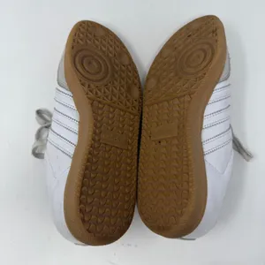 Adidas Samba OG Sneaker White Grey Gum Leather Suede Womens Size 7 thumbnail 6