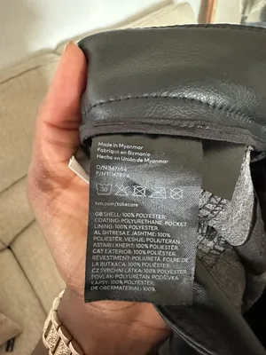H&M Faux Leather Pants thumbnail 5