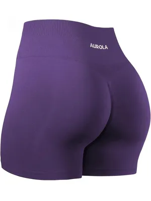 Amazon AUROLA Scrunch Athletic Biker Shorts thumbnail 4