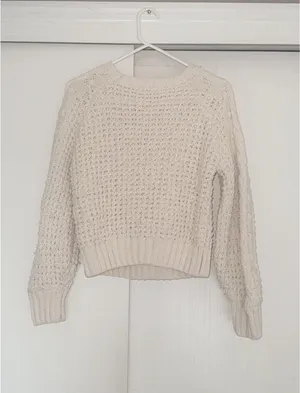 Cream Altar’d State Knit Sweater thumbnail 2