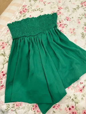 TCEC Green Smocked Shorts thumbnail 4