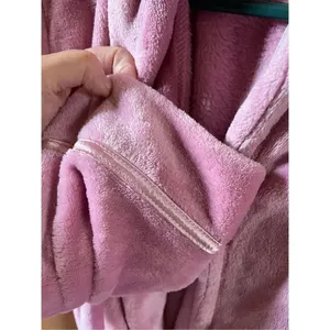 NWT Carole Hockman size M double sided robe in rose color. thumbnail 3