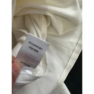 NWT LULUS Large Off Shoulder Short Sleeve Asymmetric Peplum Top White Zip Womens thumbnail 8