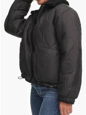 Levi's Quilted High Pile Fleece Reversible Jacket thumbnail 6