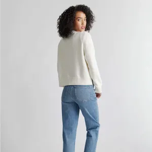 Quince 100% Organic Cotton Cropped Cardigan thumbnail 11