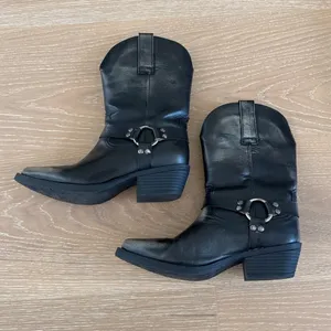 Dingo Western Boots Ride Away Snip Toe Harness Size US 8.5 Grayish Black thumbnail 2
