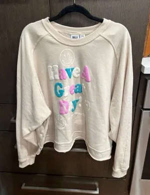 Smiley world sweatshirt xxl nwot thumbnail 1