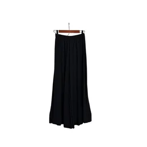 Aakaa Wide Leg High Rise Loose Fit Flowing Flare Leg Palazzo Pants Size Small thumbnail 2