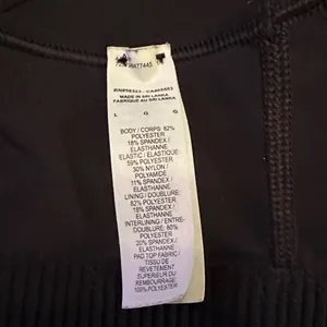Nike Women's Black Sports Bra with White Logo thumbnail 4