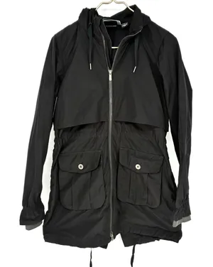 Mountain Hardwear Zenell Hooded Trench Coat Black Women's Small S Jacket thumbnail 1