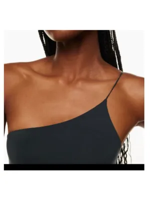 Aritzia Babaton Contour One-Shoulder Bodysuit Black Small thumbnail 6